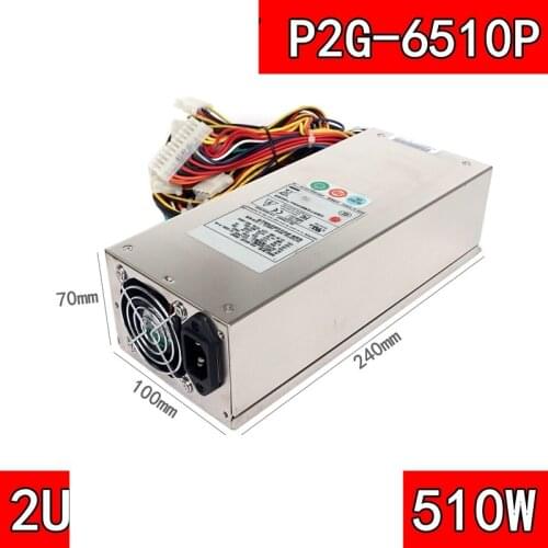 New PSU For Zippy Emacs 2U 510W Power Supply P2G-6510P