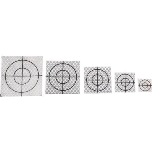100 Pcs Reflector Sheet Reflective Tape Target Total Station 20/30/40/50/60mm