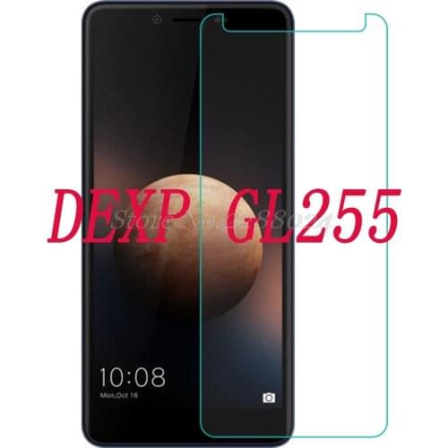 Smartphone Tempered Glass for DEXP GL255 9H Protective Film Screen Protector cover phone