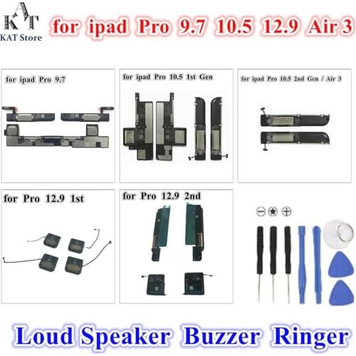 1Set Loud Speaker Buzzer Ringer for ipad Pro 9.7 10.5 12.9 inch 1st 2nd Gen Air 3 Loudspeaker Ringer Flex Set Replacement Part