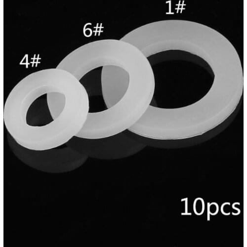 10pcs Bellows Pipe Seal Rings Hose Washers Water Silicone Gasket 1/2" 3/4" 1"