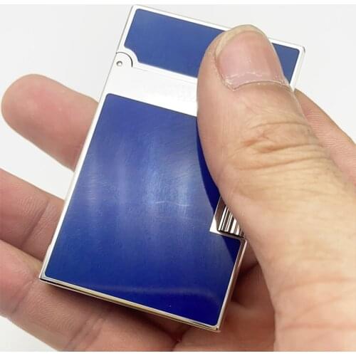 100% brand new retro DuPont bright sound lighter Seiko manufacture windproof copper body cigarette lighter with box