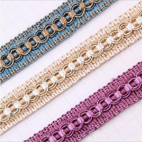 11meters 2cm polyester curtain lace sofa accessories lace fringe accessories handmade furniture