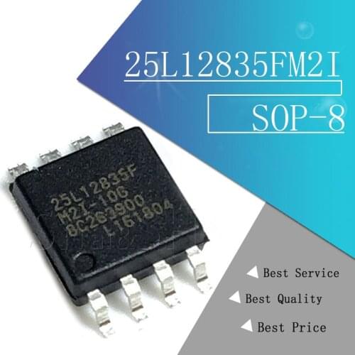 2pcs/lot MX25L12835FM2I-10G MX25L12835FM2I 25L12835FM2I-10G MX25L12835F MX25L12835 25L12835F SOP-8