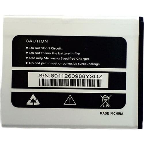 5pcs/lot A093 3.7V Mobile Phone Replacement Li-ion Battery for Micromax A093 Battery