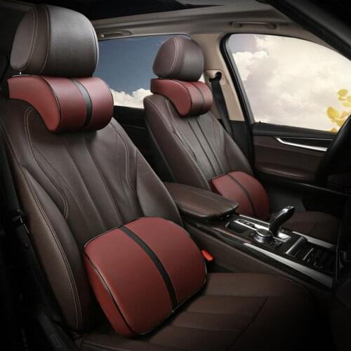 85% Hot Sales!! Car Memory Foam Travel Comfortable Neck Headrest Pillow Lumbar Support Cushion