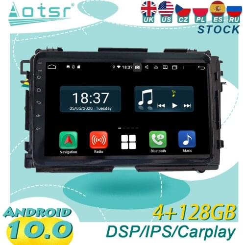 Android 10 For Honda HRV VEZEL Car GPS Navigation Stereo Player Streaming Media Multimedia Player Head Unit