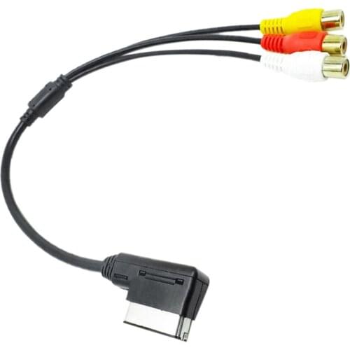 Car Audio Interface AMI To RCA Cable Wire For Audi \ A8 \ Q5 \ Q7 \ R8 \ TT