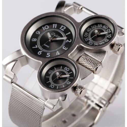 Overize Watch Men OULM Men Watch 1167 Reloj Hombre Acero Inoxidable Montre Homme de Marque Erkek Saat Relogio Masculino Original