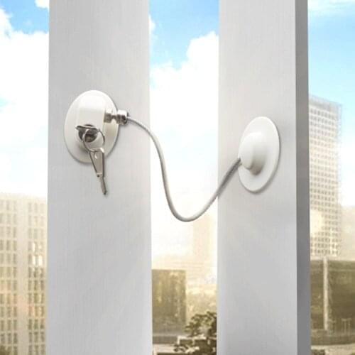 Adhesive Punch Free Child Safety Protection Refrigerator Lock Window Cabinet Home Door Drawer Prevent Falling Wardrobe Baby