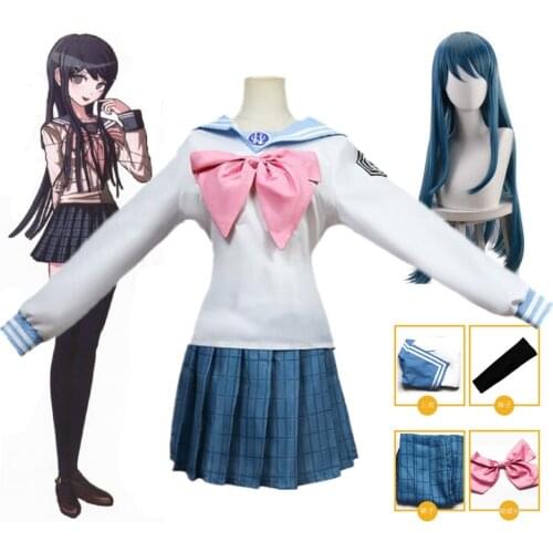 Anime Danganronpa Maizono Sayaka Dresses Uniform Set Cosplay Costume
