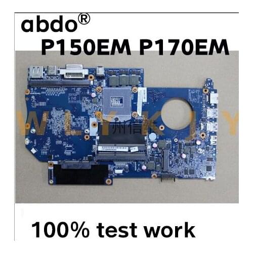 Motherboard For Clevo P150EM P170EM notebook motherboard 6-71-P15E0-D06 6-71-P15E0-D05A 100% test work