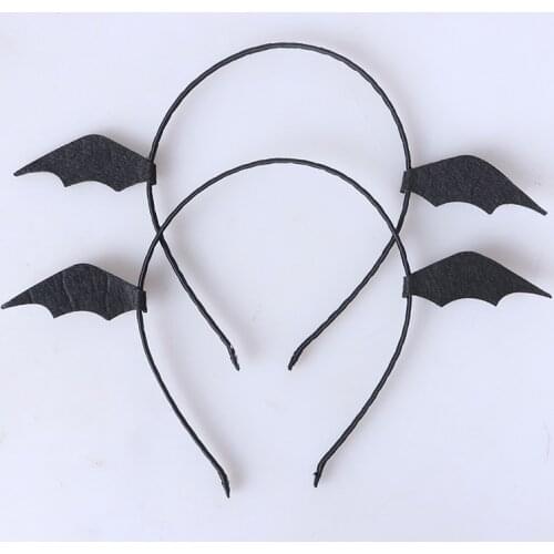 Cute Women Girl Headbands Halloween Animal Ears Devil Wings Bat Cosplay Hairband Hair Band Costume Party