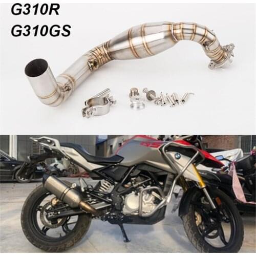 Motorcycle modified parts G310R front section G310GS full section G310 stainless steel connecting pipe