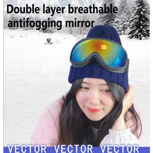 Motorcycle Sports Goggles Ski Goggles Anti-fog Windproof Ski Mask Glasses Motocross Eyewear UV400 Men Women Snowboard Goggles