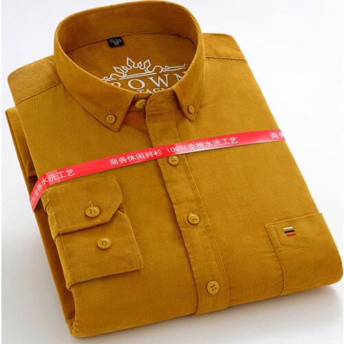 Muful&Vamdy Mens Corduroy Shirts