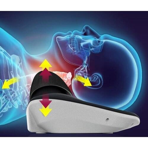Low frequency pulse posture corrector home simulation waist back support infrared hot compress shoulder neck massage pillow