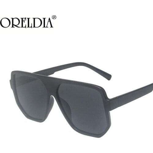 2021 Fashion New Black Sunglasses Ladies European And American Trend Men And Women Personality Gradient Color Sunglasses Hot