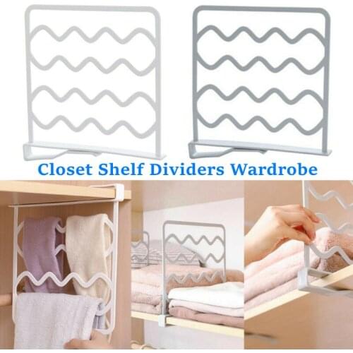 Shelf Divider Cabinet Partitions Divider Multifunction Shelf Rack Holders Closets Wardrobe Cabinet Book Shelf Dividers Wardrobe
