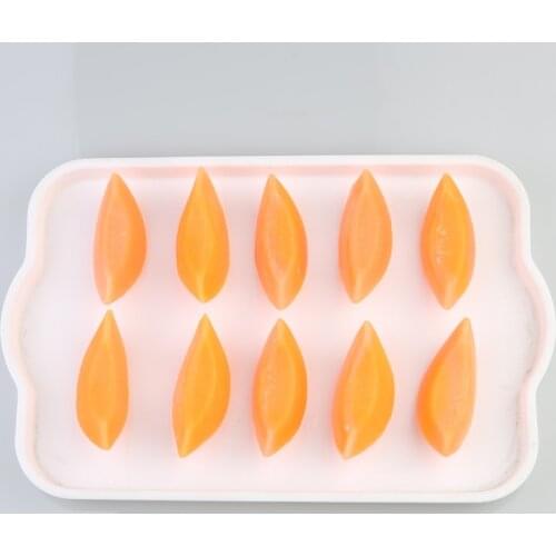Fake Yellow peach block fake fruit yellow peach model kitchen cabinet decoration props