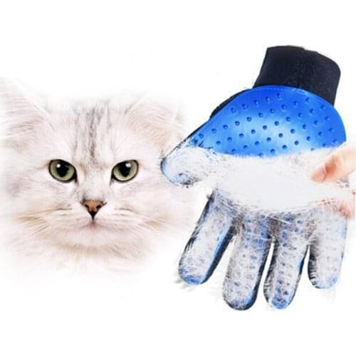 Soft Silicone Dog Cat Pet brush Glove Cat cleaning Gentle Efficient Cat Grooming Glove Dog Bath Supplies Pet Glove combs