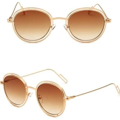 Sunglasses ladies fashion sunglasses new metal hollowed out sunglasses oversized sunglasses UV400 women sun glasses