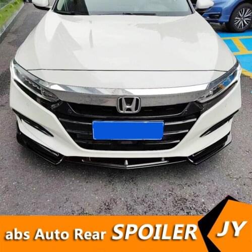 For Honda Accord Body kit spoiler 2018-2019 For Accord 3C ABS Rear lip rear spoiler front Bumper Diffuser Bumpers Protector