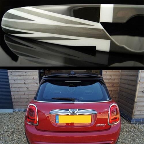 Rear Trunk Lid Door Handle License Plate Cover Cap for Mini Cooper ONE S JCW F Series F55 Hardtop F56 Hatchback ABS Decals