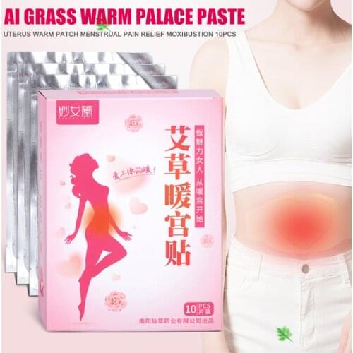 10pcs Uterus Warm Patch Menstrual Pain Relief Self-heating Moxibustion Stickers Health99