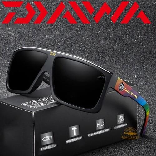 2020 Daiwa Fashion Sunglasses New Big Frame Riding Sports Windproof Sunglasses Mens Outdoor UV Protection dawa Fishing Glasses