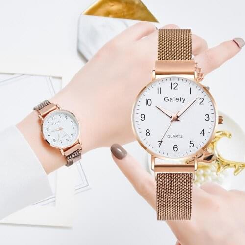 2020 Ultra-thin Rose Gold Watch Minimalist Mesh Women Watch montre femme Watches Zegarek Damski Watch Relojes Para Mujer Reloj