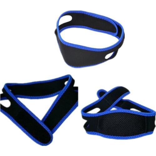 5pcs/lot Hot Sale Professional Anti Snore Chin Strap Stop Snoring Belt Sleep Apnea Chin Support Straps for Night Sleeping Aid
