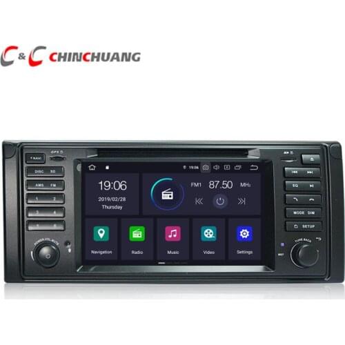 Android 9.0 Car DVD Player for BMW E39 X5 E53 Radio RDS Head Unit GPS Navigation SWC Mirror Link DVR Wifi 4G Audio Video Output