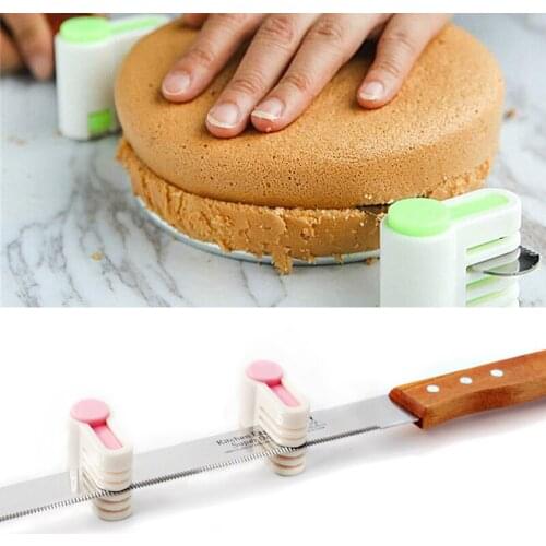 DIY Cake Slicers Adjustable ABS Plastic Baking Accessories 5 Layers 2Pcs Bread Cake Cutter Kitchen Tools Portable