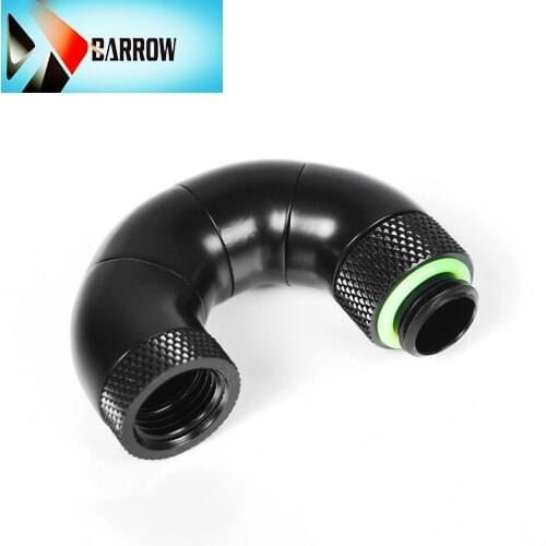 Barrow five directions 360 degree rotary fittings White Black Silver gold split water cooling fittings TSWT1805-V1