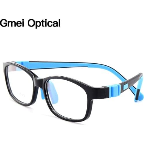 Gmei Optical New Childrens Glasses Ultra-light Flexible TR90 Silica Gel Comfortable Safe Full Rim Kids Eyeglass Frames CX67003