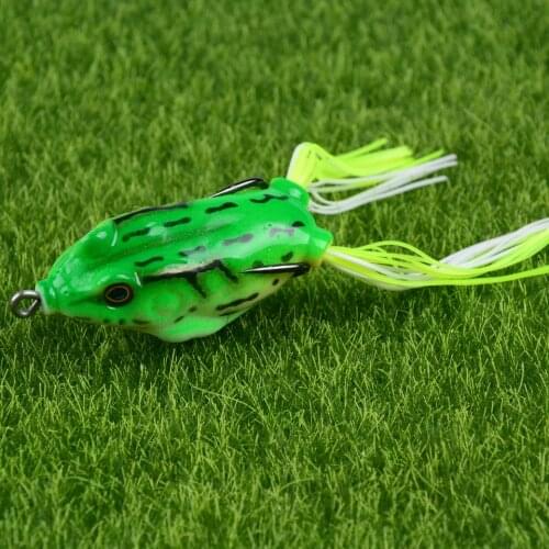 LINGYUE 1PCS Soft Lure Topwater Frog Fishing Lures 5.5cm/14g Classical Mullet Baits Silience Wobbler Enticement Crankbait H070