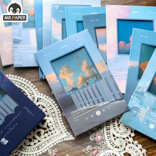 Mr. Paper INS Style Romantic Warm Reversal Series Postcard Retro Style Creative Writing Greeting Gift Postcard