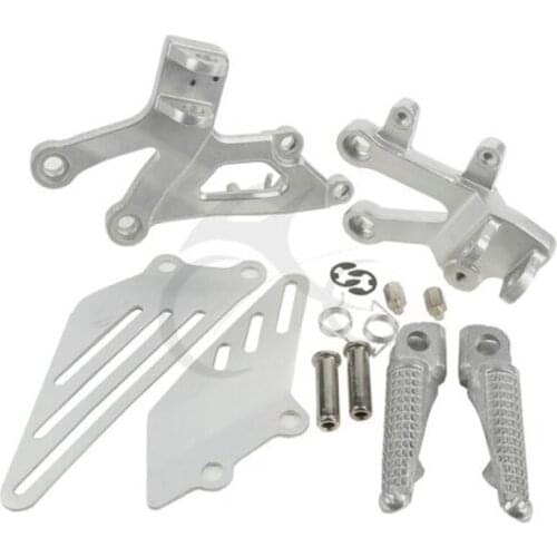 Motorcycle Front Foot pegs Footrests Bracket For Kawasaki Ninja ZX12R 2002-2005 2003 2004