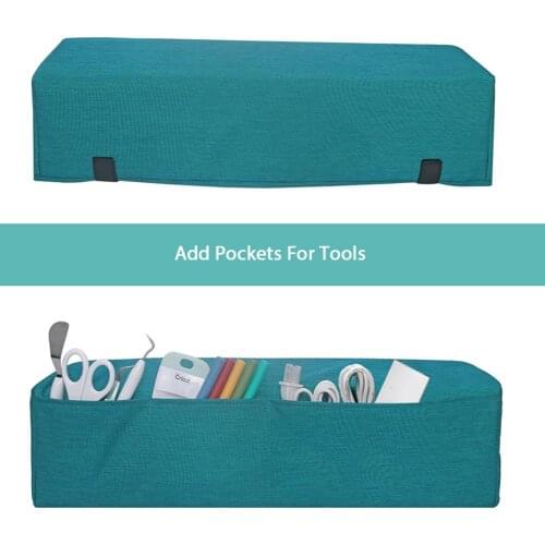 Dust Cover Durable Sturdy Dustproof Protection Case With 2PCS Wide Relastic Bands For Cricut Maker Explore Air 2