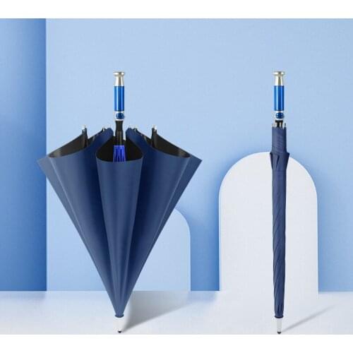 Luxury Uv Protection Umbrella Long Handle Wind Resistant Strong Beach Umbrella Sunshade Guarda Chuva Household Merchandises