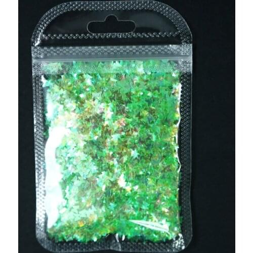 Symphony Butterfly Nails Glitter Sequins Transparent Sequin Colorful 3D DIY Sparkly Nail Art Decorations Girl Bagged 5g Sequins