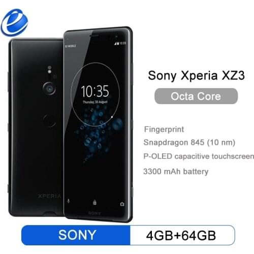 Sony Xperia XZ3 H8416 Original Unlocked GSM LTE Android Octa Core RAM 4GB ROM 64GB 6.0" 19&13MP Fingerprint NFC