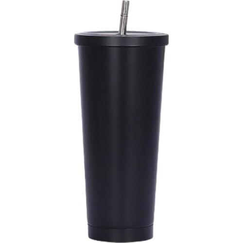 750ML Drinking Tumbler Large Capacity Multi-Functional Easy to Carry Water Storage Tumbler with Straw for Travel