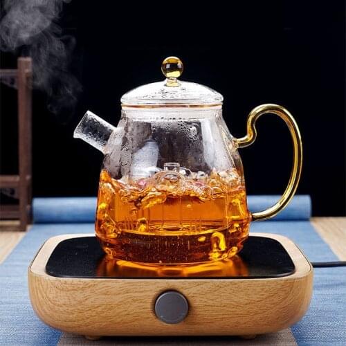 Large-Capacity Glass Steaming Tea Pots Electric Ceramic Stove Thickening Heat-Resistant Water Boiler
