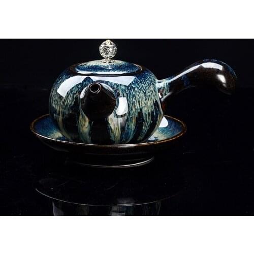 Japanese ceramic Kungfu single tea pot household teapot Chinese puer tieguanyin kettle