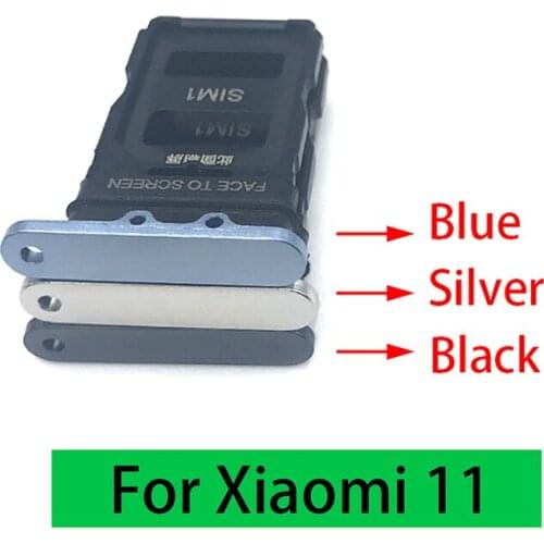 10Pcs/Lot, SIM Card Tray Slot Holder For Xiaomi Mi 11 Mi11 Replacement Part