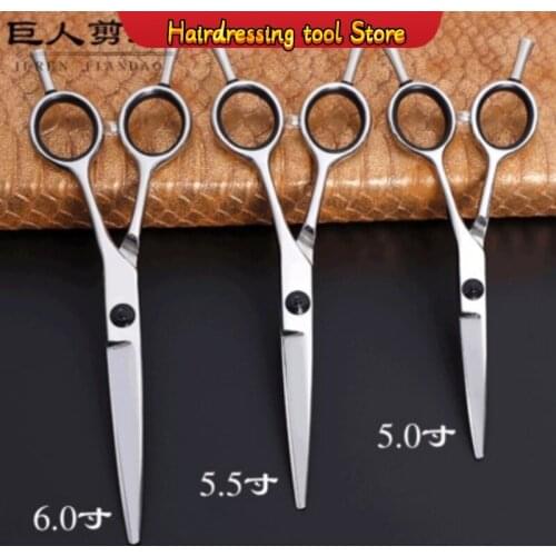 440c High-end Hairdressing Scissors Flat Shear Thinning Tooth Shear Set Salon Haircut Hairdressing Tools Japan Model Number Size