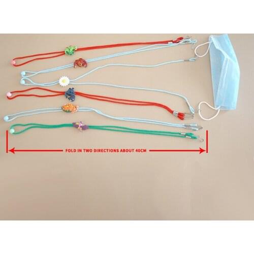 5pcs Adjustable Mask Rope Convenient Safety Mask Rest & Ear Holder Rope hang on neck String, Handy Extension Face Mask Lanyard