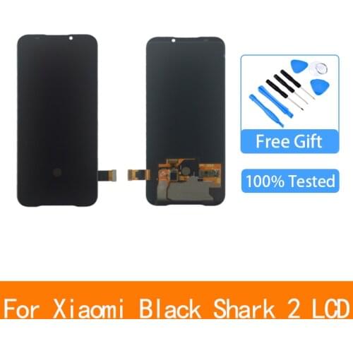 6.39" super Amoled For Xiaomi Black Shark 2 Pro DLT-A0 LCD Display Screen+Touch Digitizer For Xiaomi BlackShark 2 lcd SKW-H0 lcd